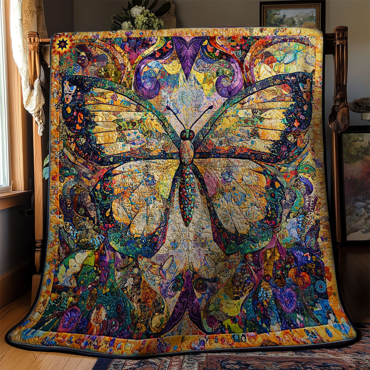 Abstract Butterfly Quilt Blanket Sofa Throw Blanket Butterfly Gift Ideas For Her