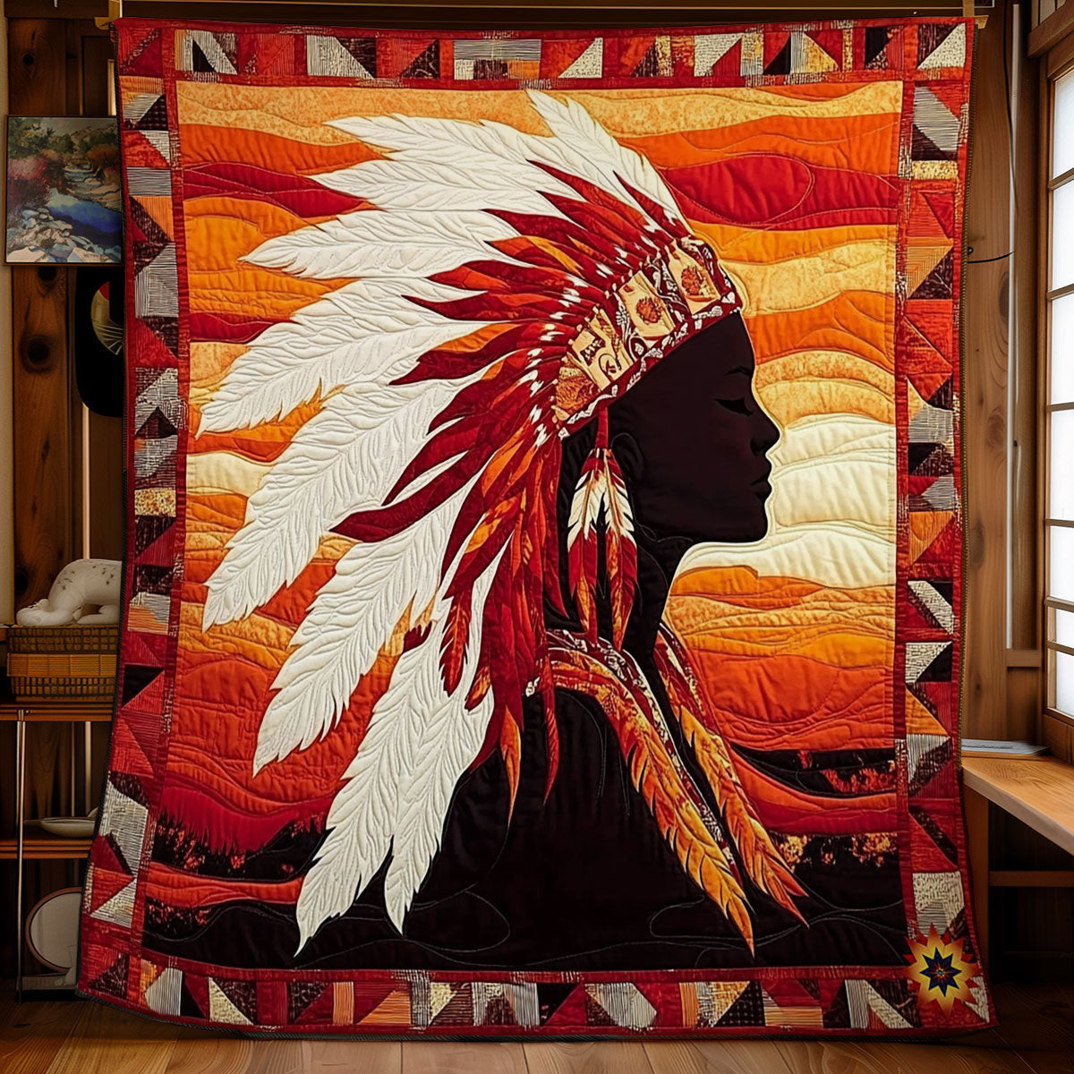 Aboriginal Quilt Blanket Cute Soft Blanket Native American Mom Gifts